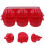 10pcs 6-slot egg cartons container tray packaging holder 6