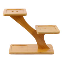 y shaped succulent shelf wooden flower pot stand