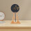 bamboo fan holder display stand for home decor polished surface 5