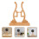 bamboo fan holder display stand for home decor polished surface 10
