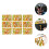 9 sheets letter number glitter stickers for scrapbook diy use 10