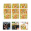 9 sheets letter number glitter stickers for scrapbook diy use 3