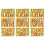9 sheets letter number glitter stickers for scrapbook diy use 9