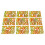 9 sheets letter number glitter stickers for scrapbook diy use 7