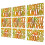 9 sheets letter number glitter stickers for scrapbook diy use 6