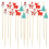 100Stk Robuste Bambus Fruit Picks Dekorative Party-Sticks 1