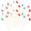 100Stk Robuste Bambus Fruit Picks Dekorative Party-Sticks 9