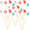 100Stk Robuste Bambus Fruit Picks Dekorative Party-Sticks 11