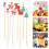 100Stk Robuste Bambus Fruit Picks Dekorative Party-Sticks 4