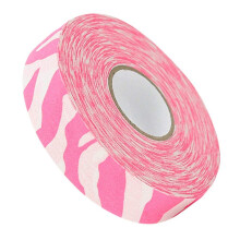 Hockey Protective Tape Imitation Cotton Cloth 2.5 cm x 25 m Pink Zebra Ice Hockey Grip Tape