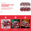 6 cheerleading pompons, handbloemen voor juichen 10