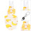 Gele Vliegpak Met Leash Comfortabel En 4
