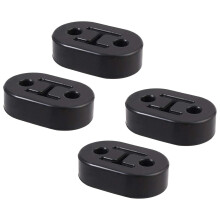 Universal Exhaust Rubber Mount 12mm Black 4-Pack Heavy-Duty Exhaust Hanger Insulator For Most Cars