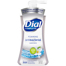 Dial Complete skummande antibakteriell handtvätt - lugnande vit te, dödar 99,99 % av bakterierna, skonsam för daglig användning, 7,5 oz