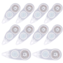 10 dubbelzijdige correctietape roller (wit) voor kantoor, school