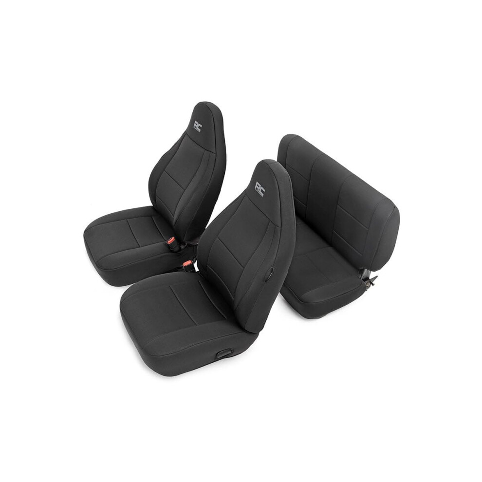 Rough Country Neoprene Seat Covers For 1997-2002 Jeep Wrangler Tj - 91 843030122416