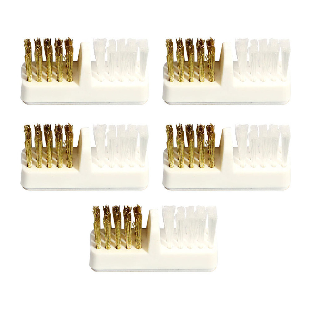 Totority 5Pcs Copper Wire Nail Drill Bit Cleaners Assorted Colors For Manicure