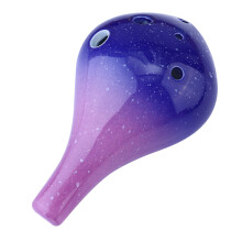 6-waardige ceramische ocarina in flesstijl, muziekinstrument voor beginners
