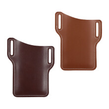 2Pcs Pu Cell Phone Waist Bag Pouch Mixed Color