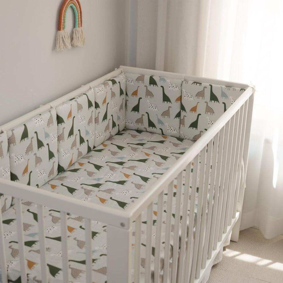Bed Rail for Toddlers Padded Headboard and Side Protectors All-Round Crib Rail Cover Breathable Liner Model NO14-image-OPC-PKS7NHZ-NEW