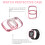 2Pcs Pink Tpu Watch Protective Case Durable Scratch Resistant Cover 10