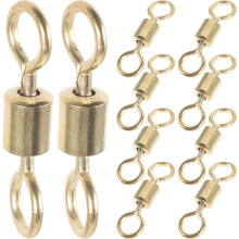10pcs metal cast nest swivel rings for fishing net replacement