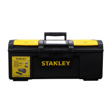 STANLEY Deep Toolbox Storage with 1 Touch Latch 2 Lid Organisers for Small Parts 24 Inch 1-79-218