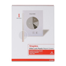 Staples 138289 Slide-Grip Θήκες Αναφορών 50/Συσκευασία (10505-Cc)