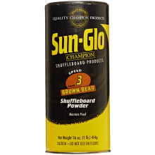 Sun-Glo Speed 3 (Brown Bear Wax) Shuffleboard Tafelpoeder, 16 oz. Blik