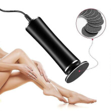 Electronic Foot File Callus Remover Tool Speed Adjustable Electric Foot File with 60 Pcs Replacemen