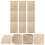 9Pcs Sturdy Wood Taekwondo Breakable Boards Professional Karate Tool 4