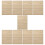 9Pcs Sturdy Wood Taekwondo Breakable Boards Professional Karate Tool 1