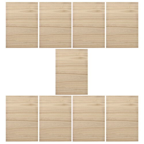 9Pcs Sturdy Wood Taekwondo Breakable Boards Professional Karate Tool