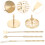 1Set Brass Incense Mold Tool Copper Ash Press for Home Use 7
