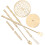 1Set Brass Incense Mold Tool Copper Ash Press for Home Use 3