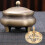 1Set Brass Incense Mold Tool Copper Ash Press for Home Use 10