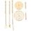 1Set Brass Incense Mold Tool Copper Ash Press for Home Use 8