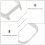 2Pcs White Plastic Watch Screen Protector Ultra-Thin Durable Cover 7