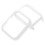 2Pcs White Plastic Watch Screen Protector Ultra-Thin Durable Cover 1