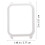 2Pcs White Plastic Watch Screen Protector Ultra-Thin Durable Cover 6