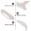 2Pcs White Plastic Watch Screen Protector Ultra-Thin Durable Cover 8