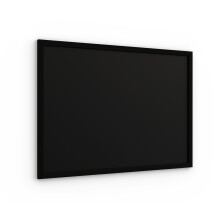 Chalkboard 70x50 cm with varnished black frame ECO