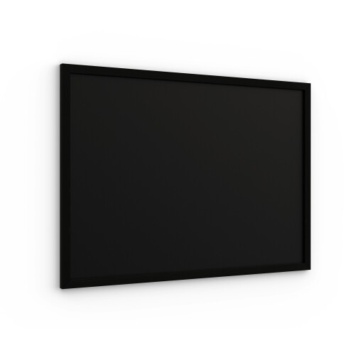 Chalkboard 70x50 cm with varnished black frame ECO