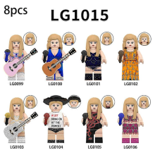 8 Stück Taylor Swift Actionfigur Bausteine Montage Minifiguren Minifiguren Spielzeug Swiftie Geschenke