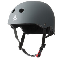 Triple Eight DEN Certifierade Sweatsaver-hjlmen fr skateboardkning BMX och rullskridskor Carbon Rubber Large/X-Large