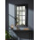 Window Pane Mirror Black Plastic Frame 73x43x2.5Cm 2