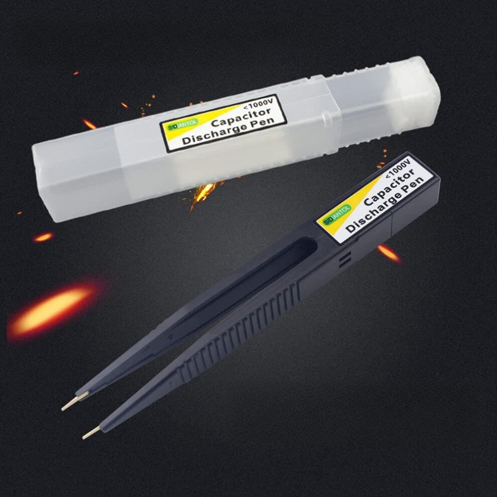 Capacitor Discharge Pen 1000V Portable Constant Discharge Pen For Electronic Repairs High Voltage Tool 9354506971946