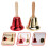 2 handglocken holzgriff schellen party restaurant 3