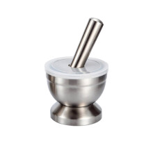 304 tasse knoblauchstampfer medizinmörser mit deckel s
