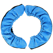 1Paar Compacte Blauw Skates Schede Met Absorptieve Synthetische Stof